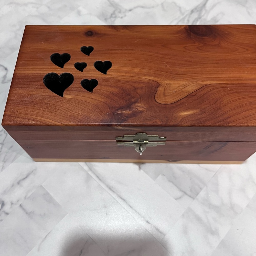 Heart jewelry box